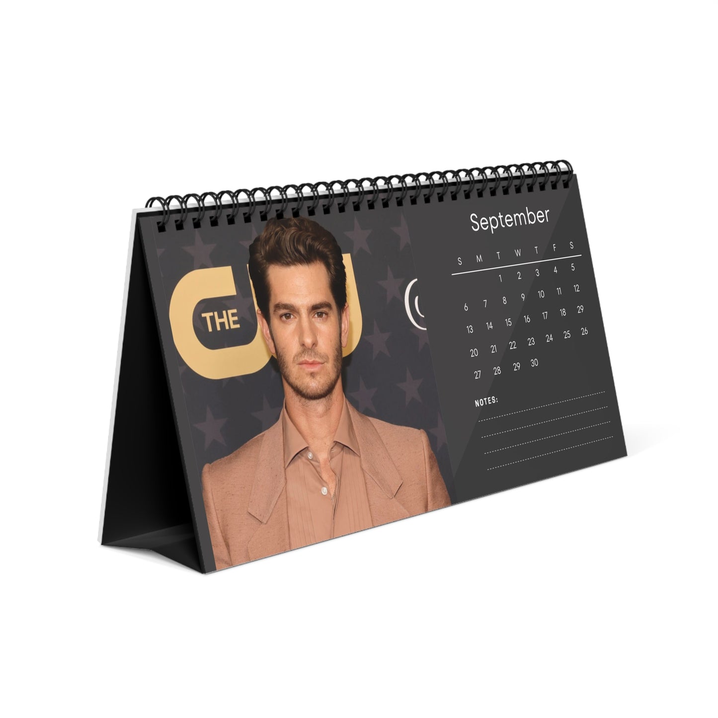 Andrew Garfield 2026 Desk Calendar |  Celebrity Gift | Office Decor