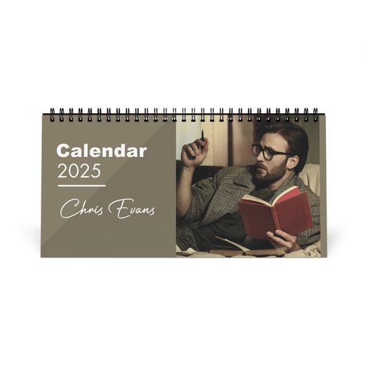 Chris Evans 2025 Desk Calendar | Chris Evans Calendar | Fan Gift