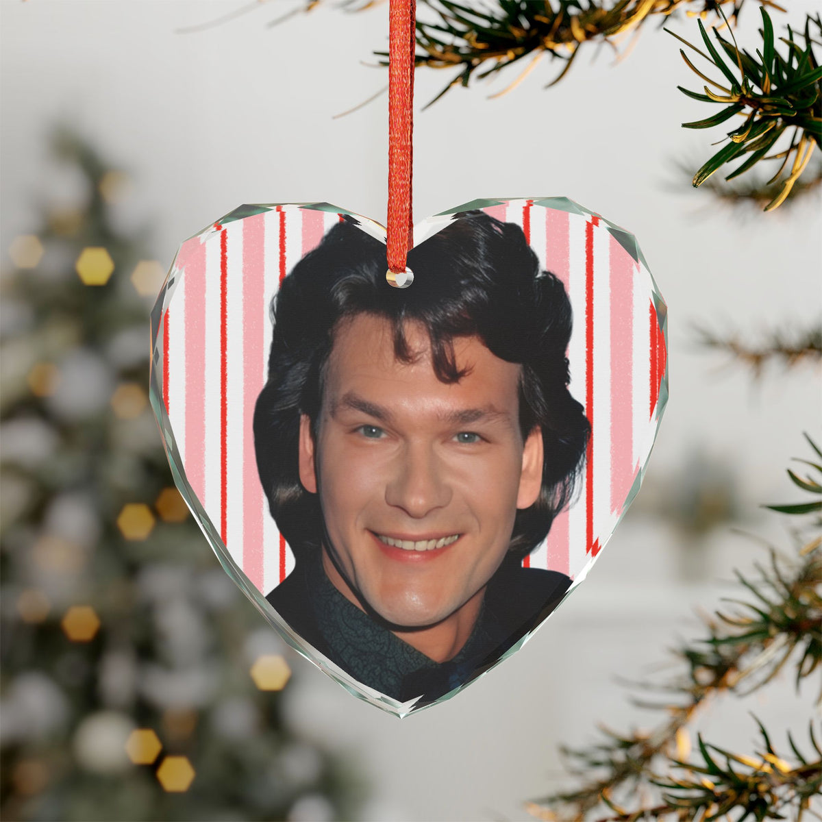 Patrick Swayze Christmas Ornament | Celebrity Fan Gift Keepsake