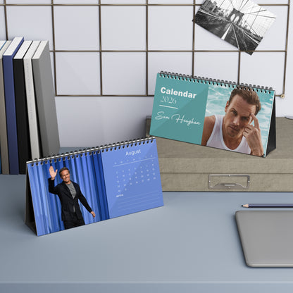 Sam Heughan 2026 Desk Calendar | Premium Desk Accessory & Fan Gift