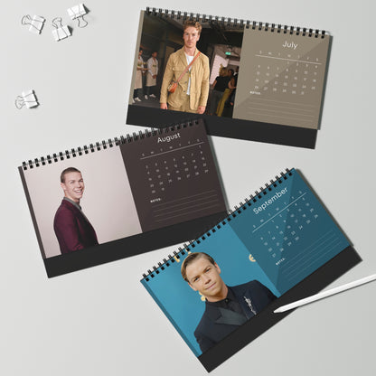 Will Poulter 2026 Desk Calendar |  Star Calendar | Actor Gift for Fans