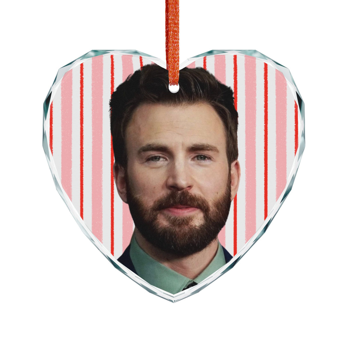 Chris Evans Christmas Ornament | Celebrity Fan Gift Keepsake