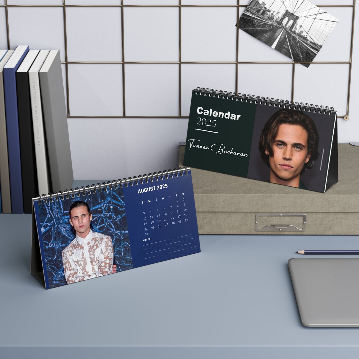 Tanner Buchanan 2025 Desk Calendar | Tanner Buchanan Calendar | Fan Gift