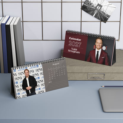 Sam Heughan 2027 Desk Calendar Vol 1 | Spiral Bound Photo Calendar | Fan Gift