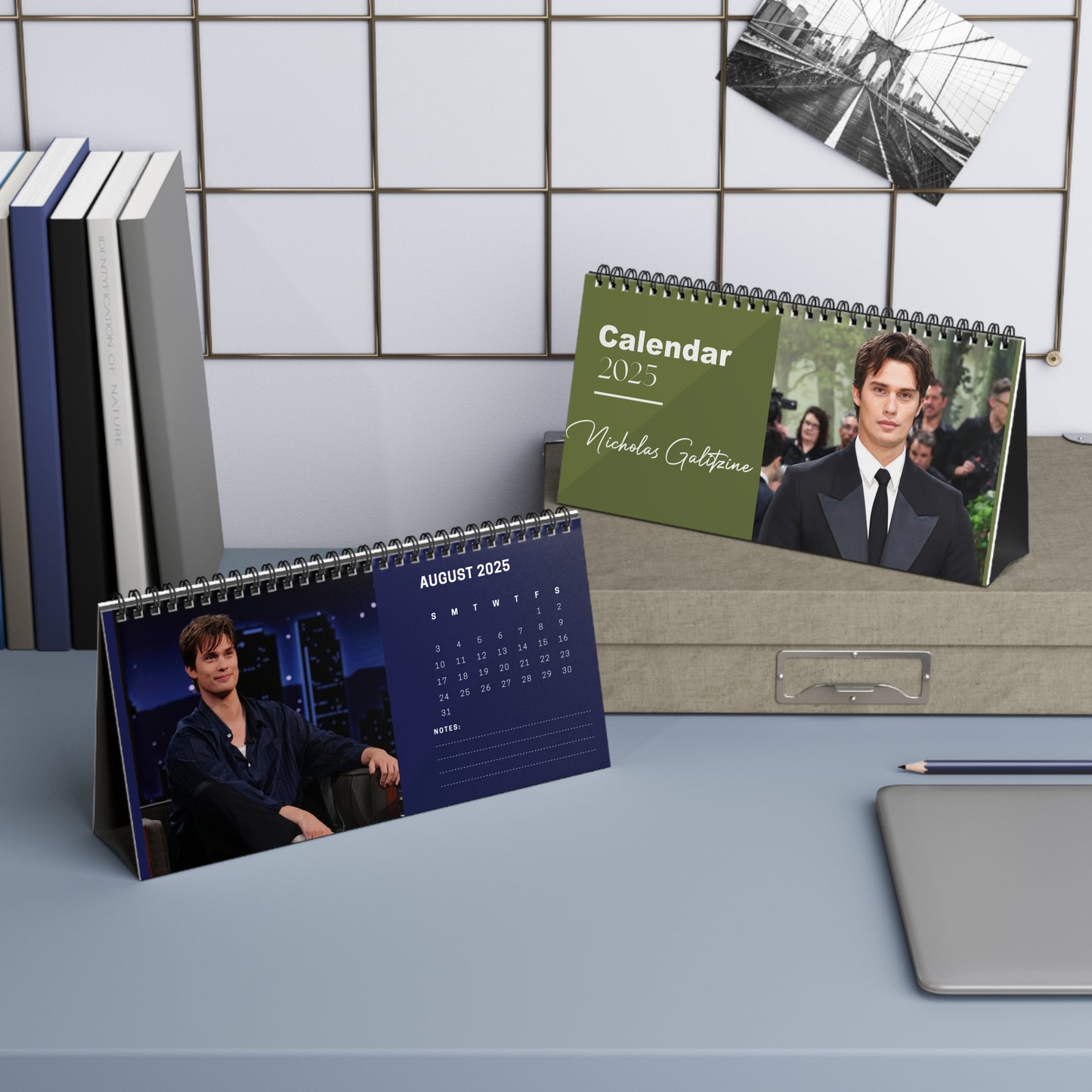 Nicholas Galitzine 2025 Desk Calendar | Nicholas Galitzine Calendar | Fan Gift