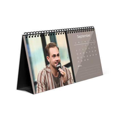 Dacre Montgomery 2026 Desk Calendar | Premium Spiral Bound Celebrity Photo Calendar | High-Quality Fan Gift & Desk Décor