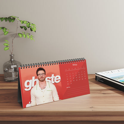 Chris Evans 2027 Desk Calendar Vol 2 | Spiral Bound Photo Calendar | Fan Gift