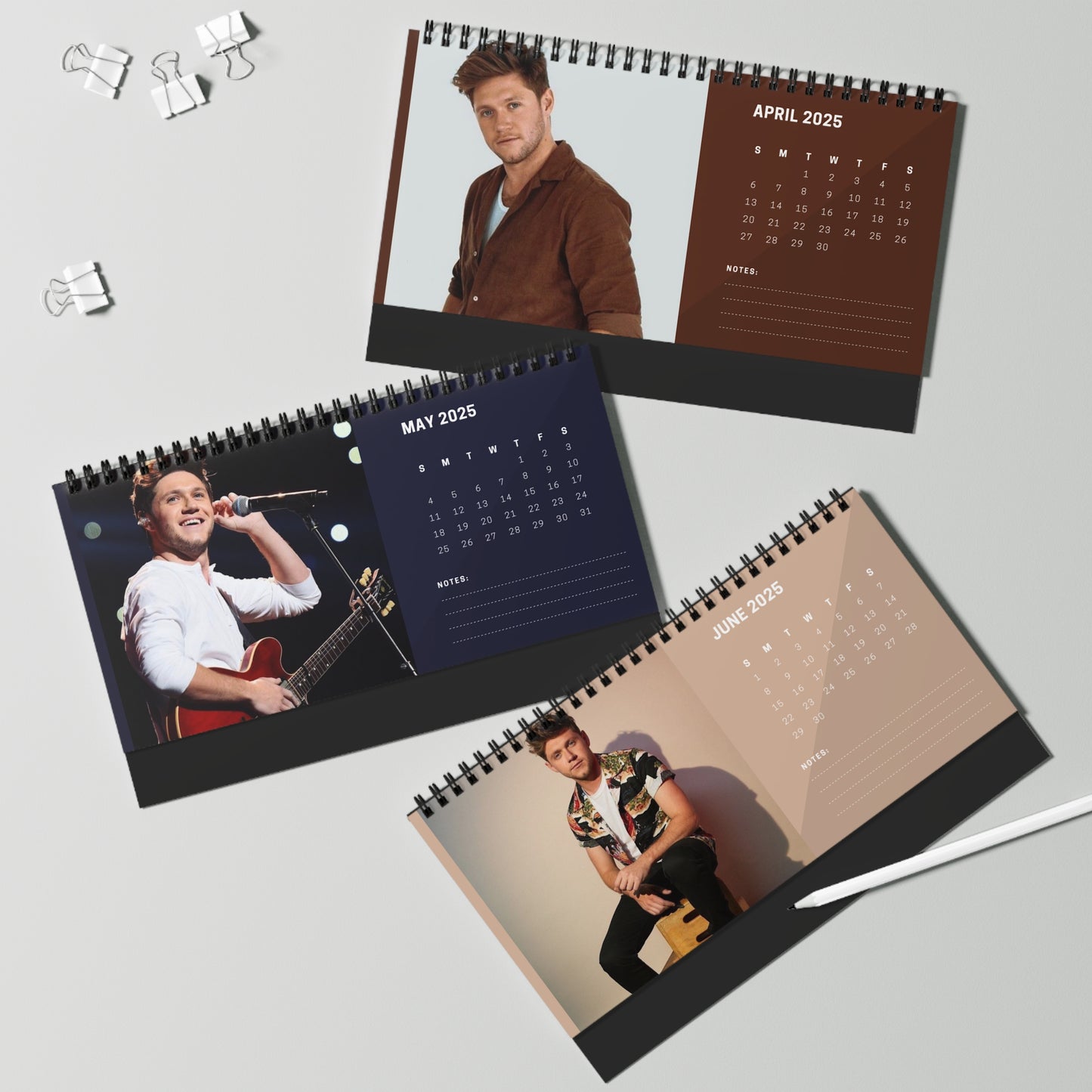 Niall Horan 2024 Desk Calendar | Niall Horan Calendar | Fan Gift