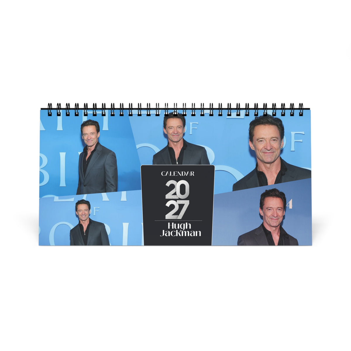 Hugh Jackman 2027 Desk Calendar Vol 4 | Spiral Bound Photo Calendar | Fan Gift