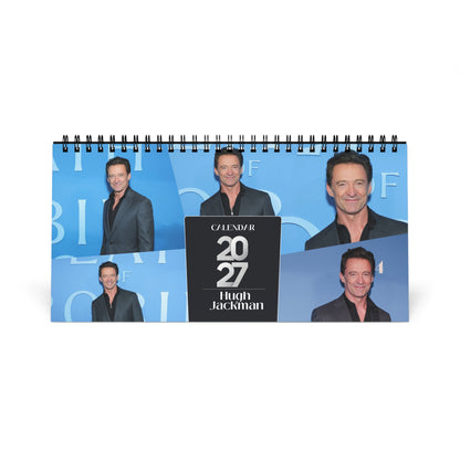 Hugh Jackman 2027 Desk Calendar Vol 4 | Spiral Bound Photo Calendar | Fan Gift