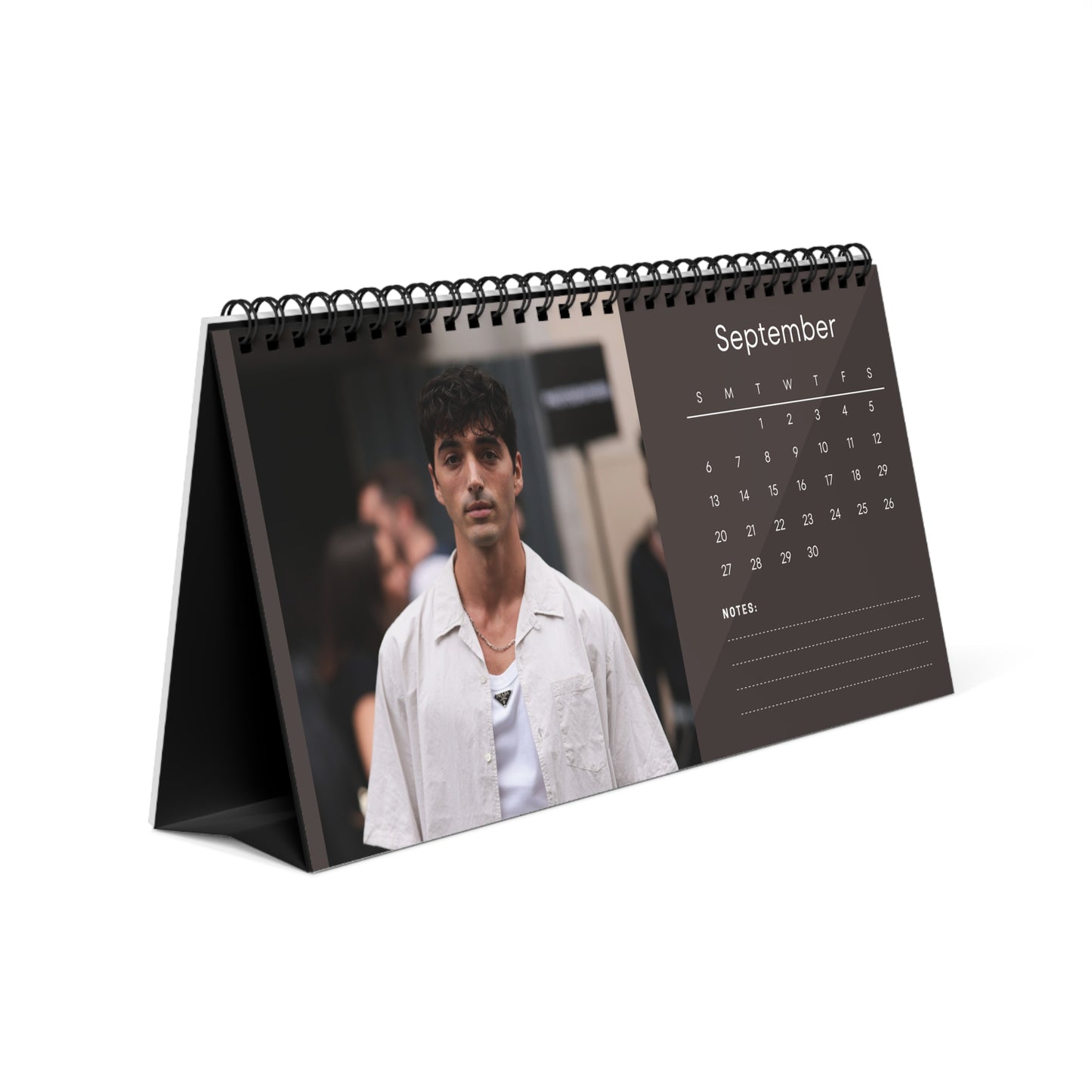 Taylor Zakhar Perez 2026 Desk Calendar | Premium Spiral Bound Celebrity Photo Calendar | Collectible Fan Gift | Stylish Desk & Office Décor