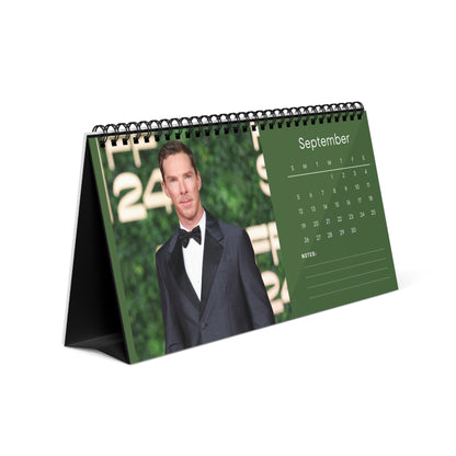 Benedict Cumberbatch 2027 Desk Calendar Vol 3 | Spiral Bound Photo Calendar | Fan Gift