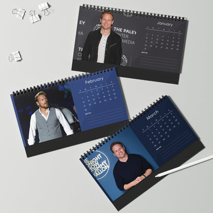 Sam Heughan 2027 Desk Calendar Vol 1 | Spiral Bound Photo Calendar | Fan Gift