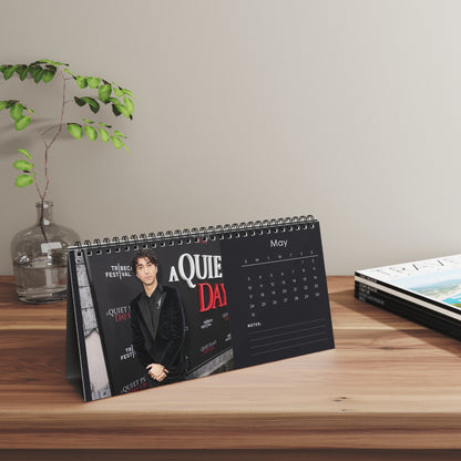 Alex Wolff 2026 Desk Calendar| Premium Spiral Bound Celebrity Photo Calendar | High Quality Collectible Gift for Fans & Desk Décor