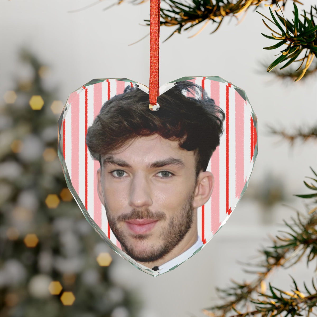 Pierre Gasly Christmas Ornament | Celebrity Fan Gift Keepsake