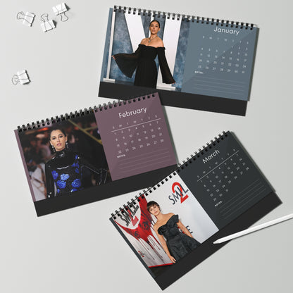 Naomi Scott 2026 Desk Calendar | Premium Spiral Bound Celebrity Photo Calendar | Stunning Collectible Gift for Fans & Desk Décor