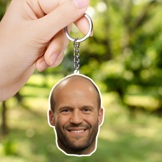 Jason Statham Both Side Acrylic Keychain