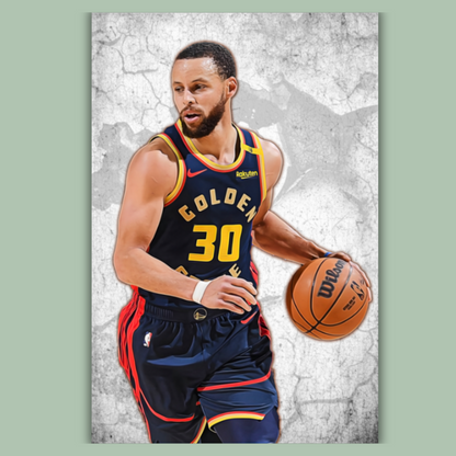 Stephen Curry Matte Paper Poster, Frames & Hanger