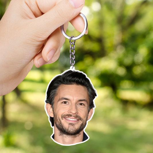 Jonathan Bailey Both Sided Acrylic Keychain | Fan Gift