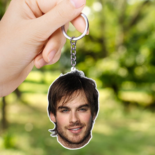 Ian Somerhalder 2 Layer Acrylic Keychain |  Best Fan Gift