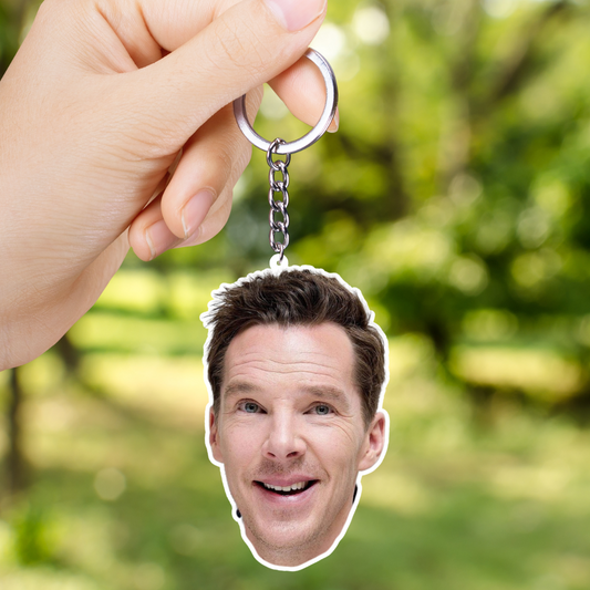 Benedict Cumberbatch 2 Layer Acrylic Keychain | Fan Gift