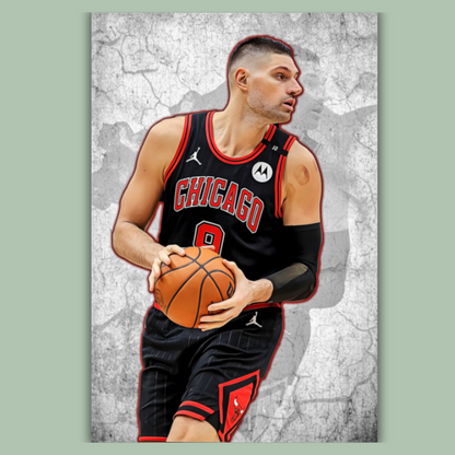 Nikola Vučević Matte Paper Poster, Frames & Hanger