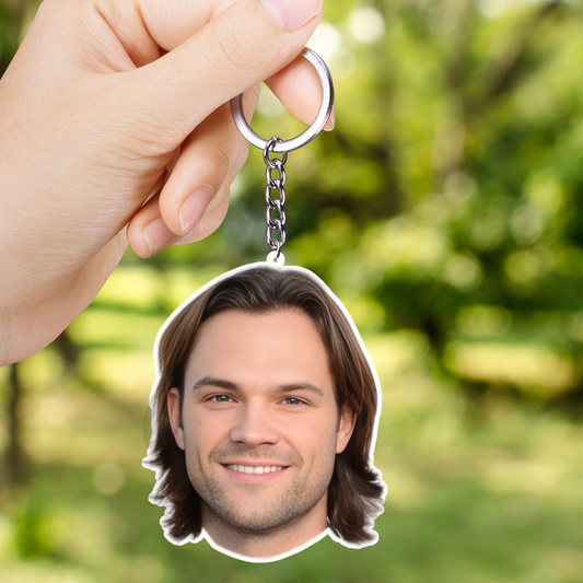 Jared Padalecki 2 Layer Acrylic Keychain |  Best Fan Gift