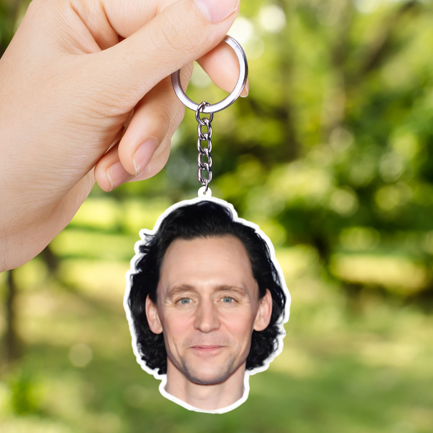 Tom Hiddleston Both Sided Acrylic Keychain | Fan Gift