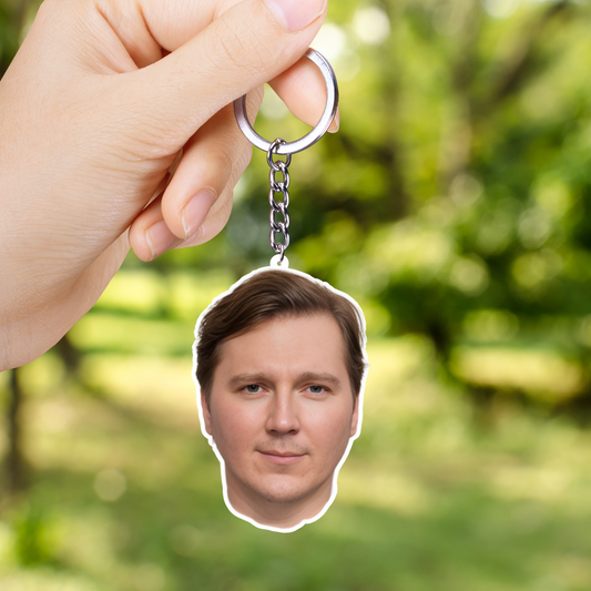 Paul Dano Both Sided Acrylic Keychain | Fan Gift