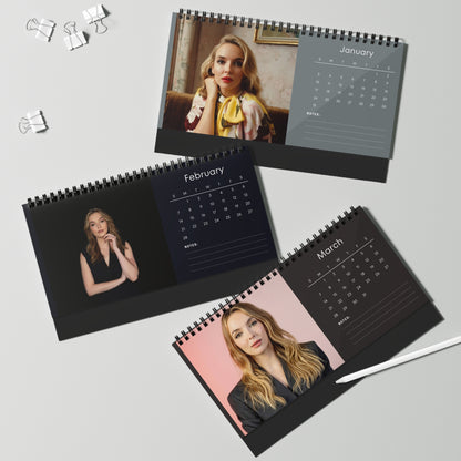 Jodie Comer 2027 Desk Calendar Vol 4 | Spiral Bound Photo Calendar | Fan Gift
