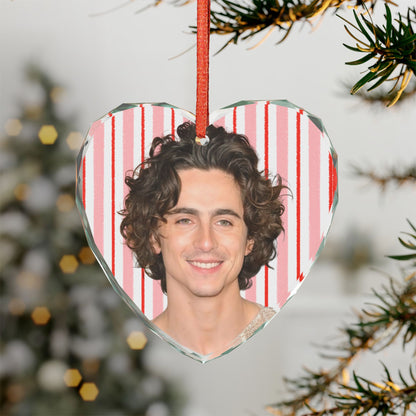 Timothée Chalamet Christmas Ornament | Celebrity Fan Gift Keepsake