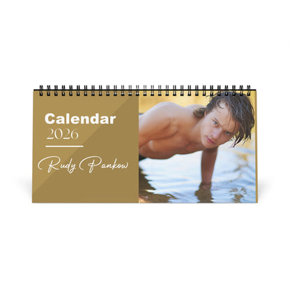 Rudy Pankow 2026 Desk Calendar | no to push