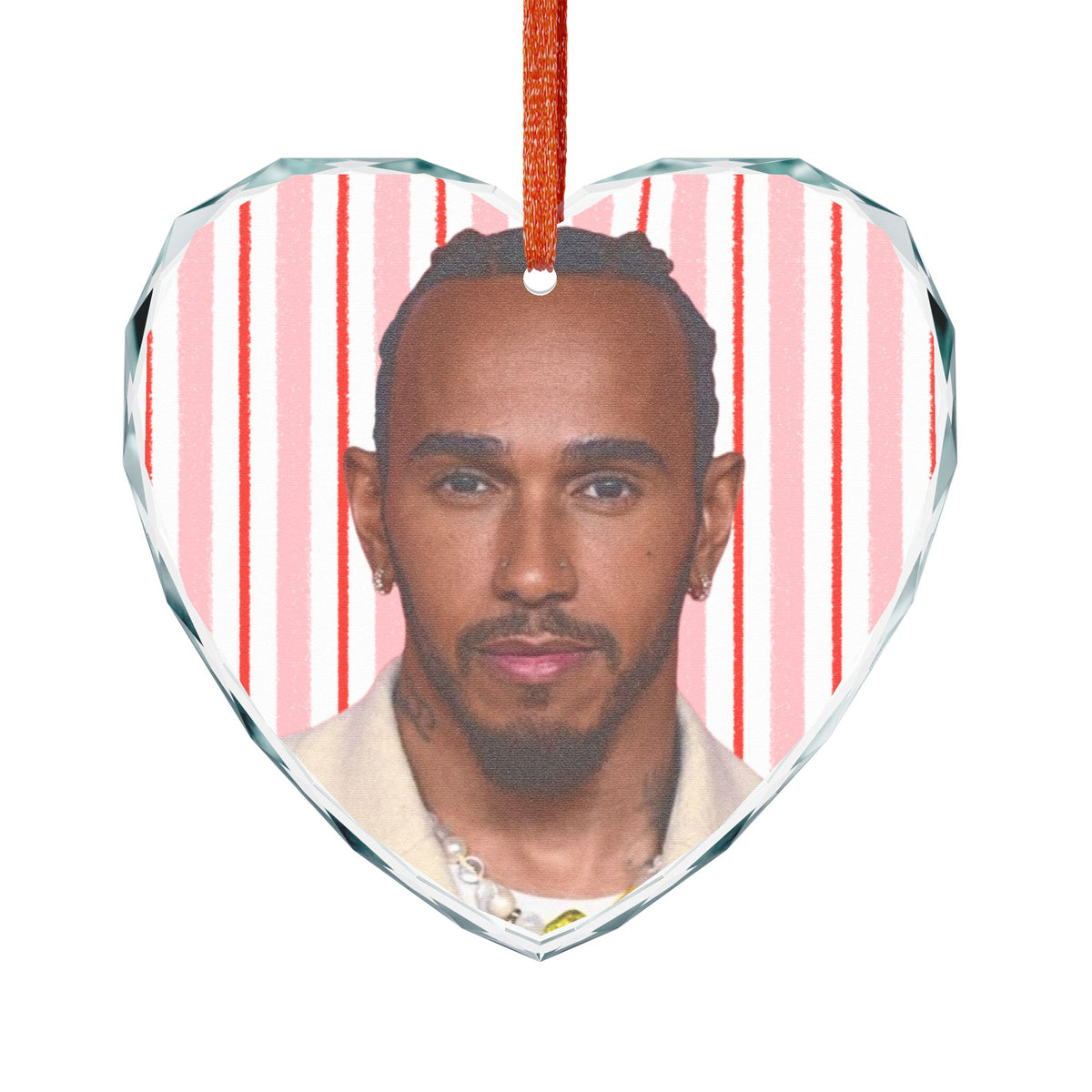 Lewis Hamilton Christmas Ornament | Celebrity Fan Gift Keepsake