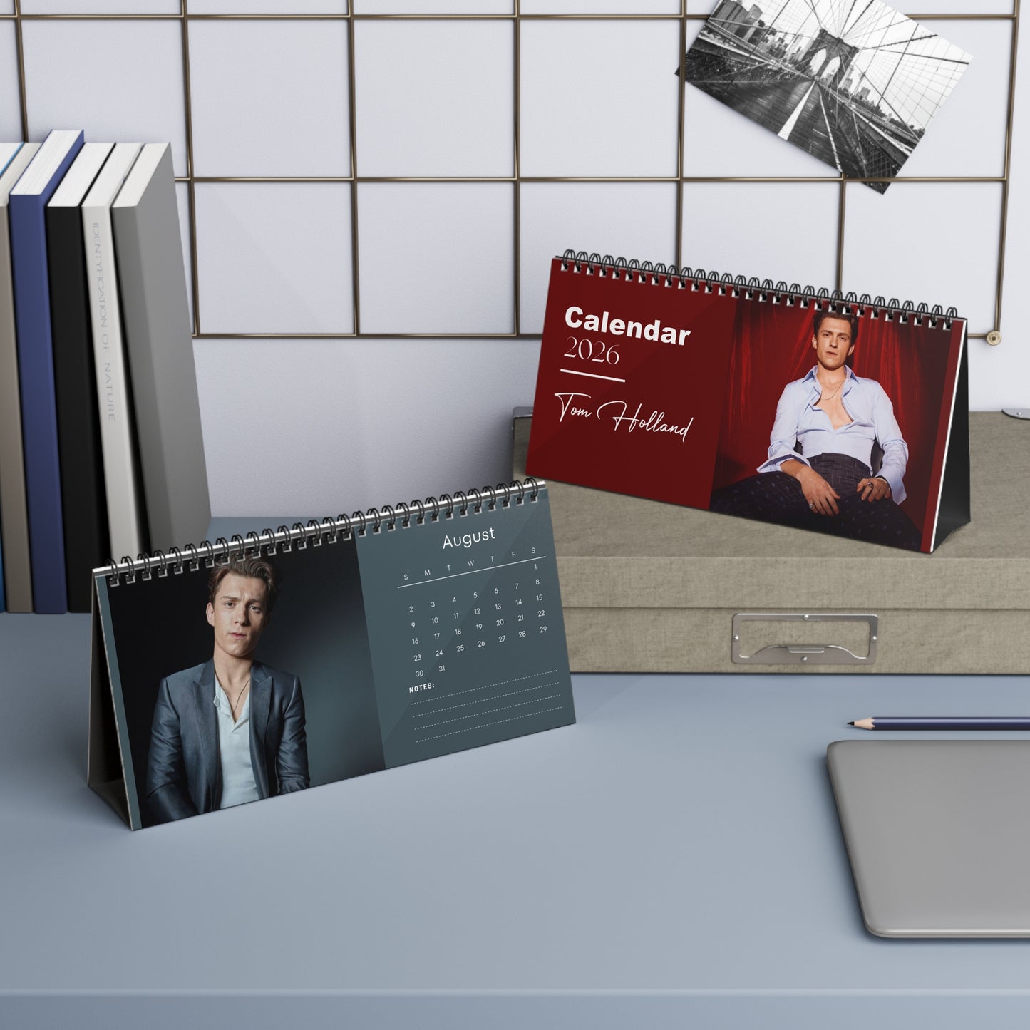 Tom Holland 2026 Desk Calendar - DONT PUSH