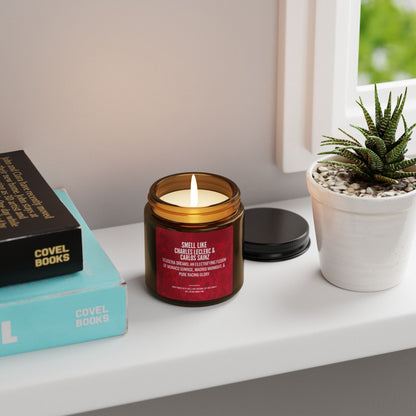 Ferrari F1 Drivers Scented Gift | Leclerc & Sainz | Luxury Soy Candle | Formula 1 Fan Gift | Hand-Poured Amber Jar