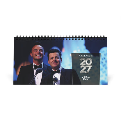 Ant & Dec 2027 Desk Calendar Vol 3 | Spiral Bound Photo Calendar | Fan Gift
