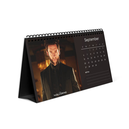 Hugh Jackman 2026 Desk Calendar | Premium Spiral Bound Celebrity Photo Calendar | Collectible Fan Gift | Stylish Desk & Office Décor
