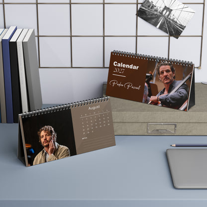 Pedro Pascal 2027 Desk Calendar Vol 1 | Spiral Bound Photo Calendar | Fan Gift