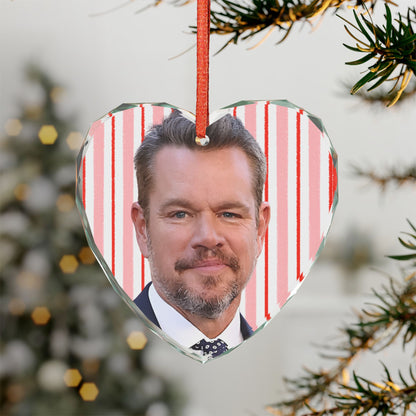 Matt Damon Christmas Ornament | Celebrity Fan Gift Keepsake
