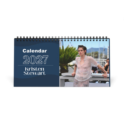 Kristen Stewart 2027 Desk Calendar Vol 2 | Spiral Bound Photo Calendar | Fan Gift