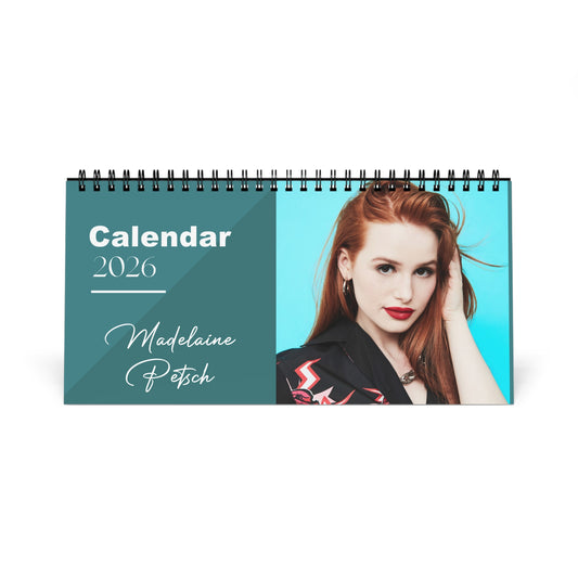 Madelaine Petsch 2026 Desk Calendar | Premium Spiral Bound Celebrity Photo Calendar | High-Quality Fan Gift & Desk Décor