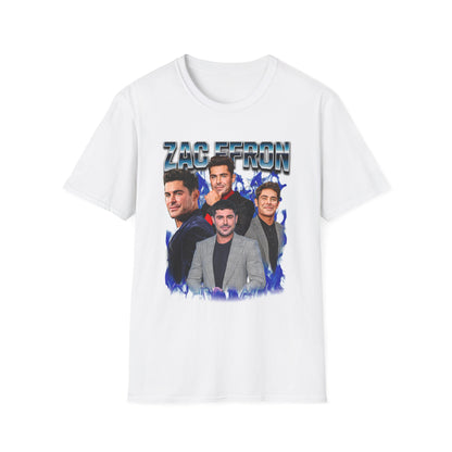 Zac Efron Unisex T-Shirt Fan Gift |  Hollywood Star Character Art | Fan Gift