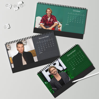 Chad Michael Murray 2027 Desk Calendar Vol 3 | Spiral Bound Photo Calendar | Fan Gift