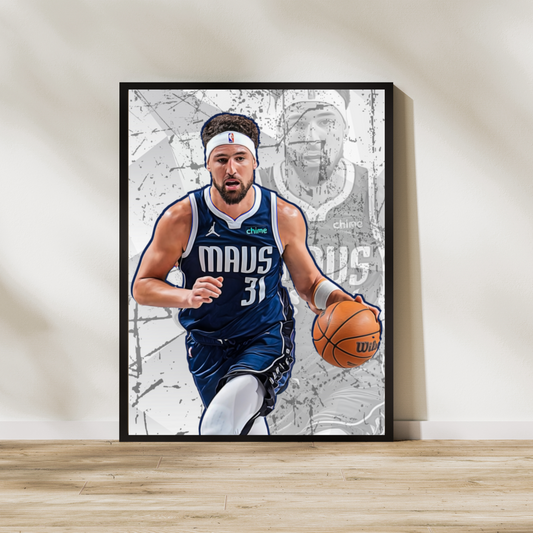 Klay Thompson Matte Paper Poster, Frames & Hanger