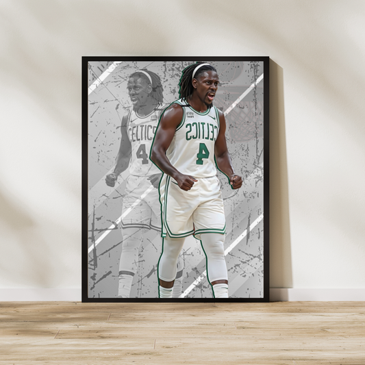 Jrue Holiday Premium Matte Paper Poster, Frames & Hanger