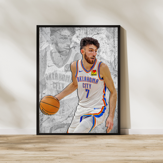Chet Holmgren Matte Paper Poster, Frames & Hanger