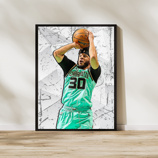 Seth Curry Matte Paper Poster, Frames & Hanger