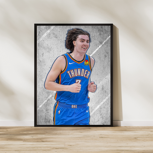 Josh Giddey Matte Paper Poster, Frames & Hanger