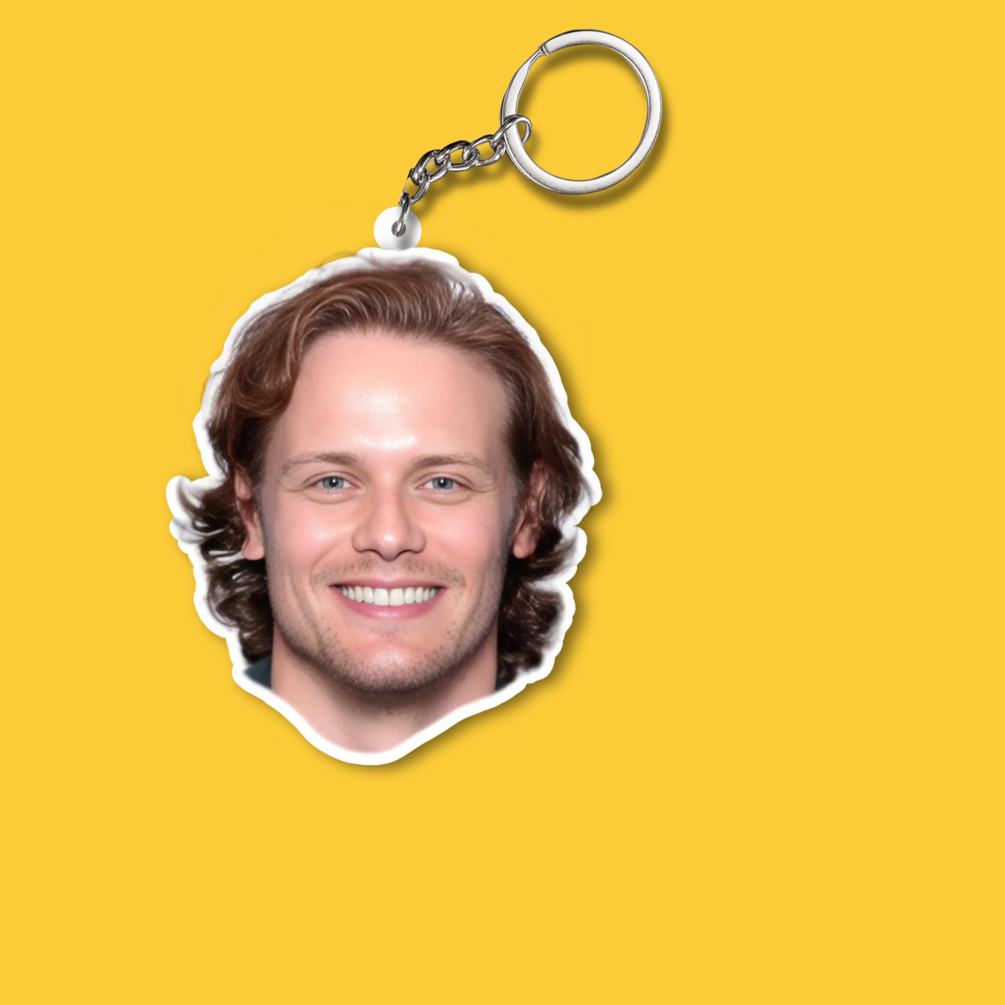 Sam Heughan Both Sided Acrylic Keychain | Fan Gift