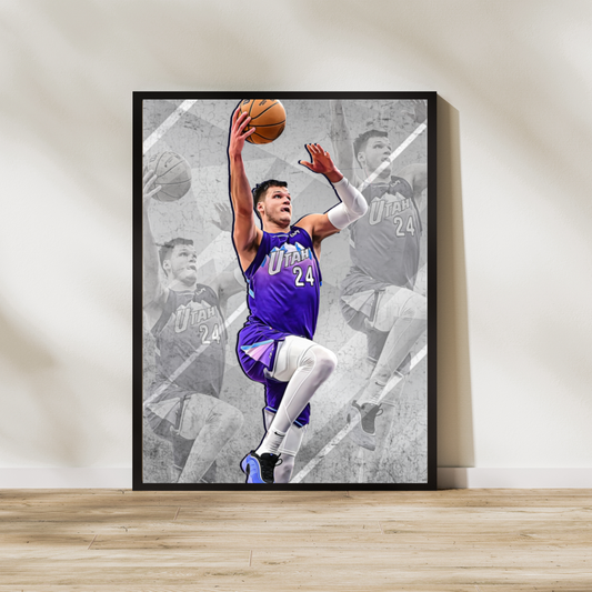 Walker Kessler Matte Paper Poster, Frames & Hanger